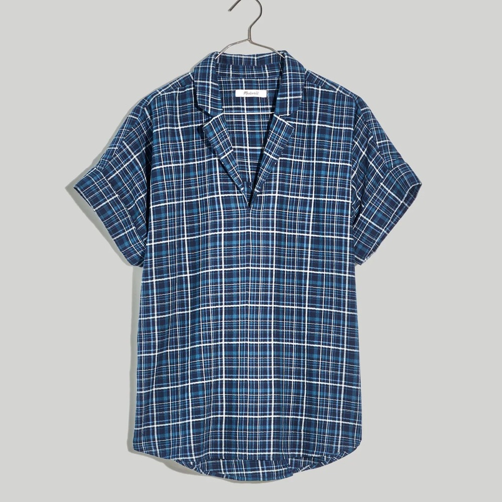 Madewell Plaid Blouse